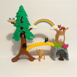 Barbie Wilderness Playset Animal Figures Woodland Deer Bear Birds NO DOLL Toy